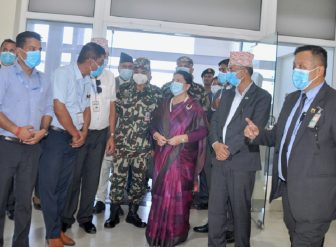 राष्ट्रपति भण्डारी पोखरामा, विभिन्न कार्याक्रममा सहभागी हुदै, अन्नपूर्ण केबलकारको अवलोकन