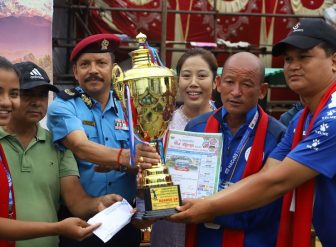 लामाचौर राष्ट्रिय भलिबलः महिलातर्फ नेपाल पुलिस क्लबको टिमलाई उपाधी