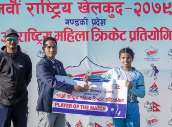नवौँ राष्ट्रिय खेलकुदः महिला क्रिकेट समुह ‘ए’बाट एपीएफ र वागमती सेमिफाइनलमा