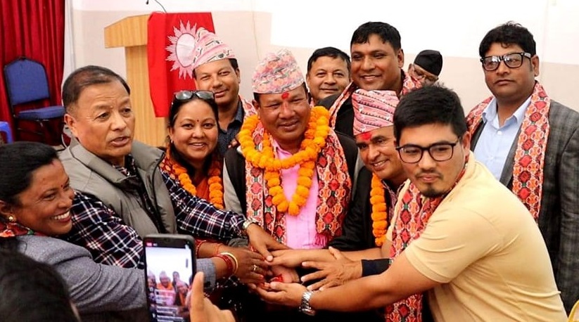 नेकपा एकीकृत समाजवादी कास्कीका सचिव होमबहादुर नेपाली एमालेमा फर्किए