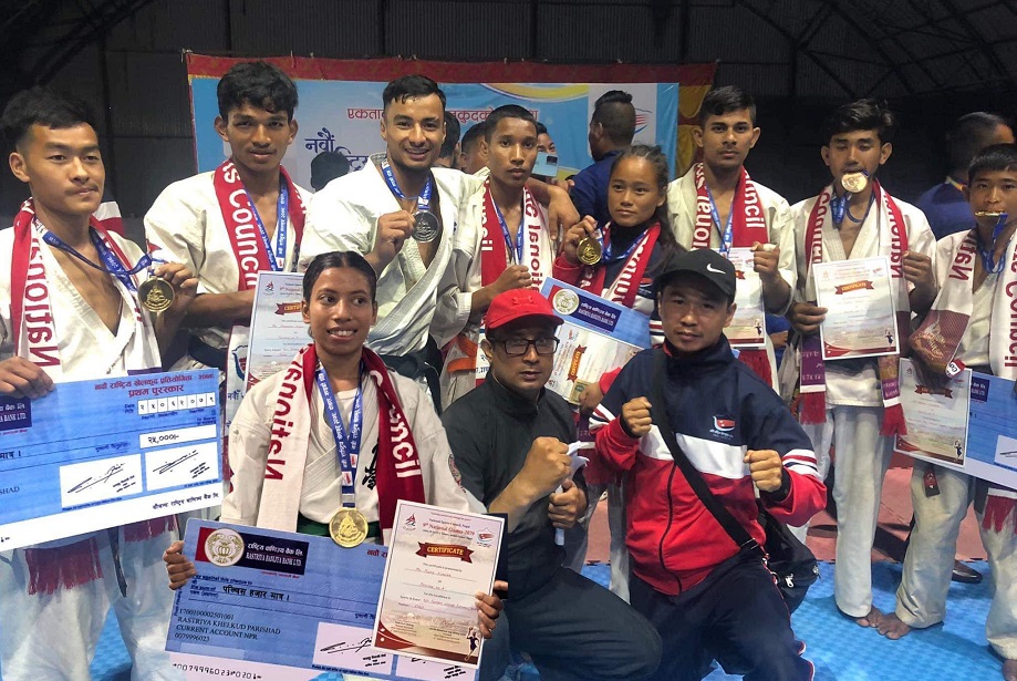 फुल कन्ट्याक्ट कराँतेमा ४ स्वर्ण पदक सहित गण्डकी प्रदेश टिम च्याम्पियन