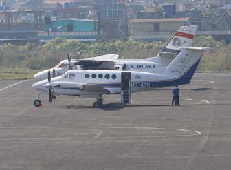 एरो थाई जहाज पोखरामा