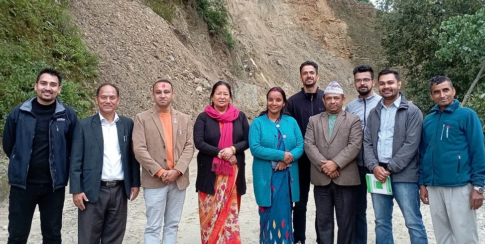 बाम्दी घाटीछिनाँ सडक कात्रे शुरु, महानगरबाट अनुगमन