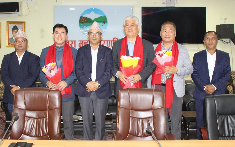 पोखराको दिगो विकासमा कोरियाको चासो