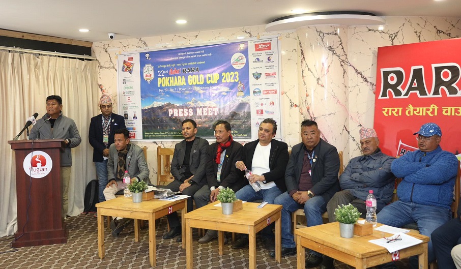 २२ औ आहा रारा पोखरा गोल्डकपको तयारी अन्तिमचरणमा, धरान र सहारा उद्घाटनमा खेल्ने