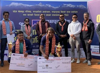 पोखरा ओपन टेनिसको उपाधि प्रदिप र अभिलाषालाई