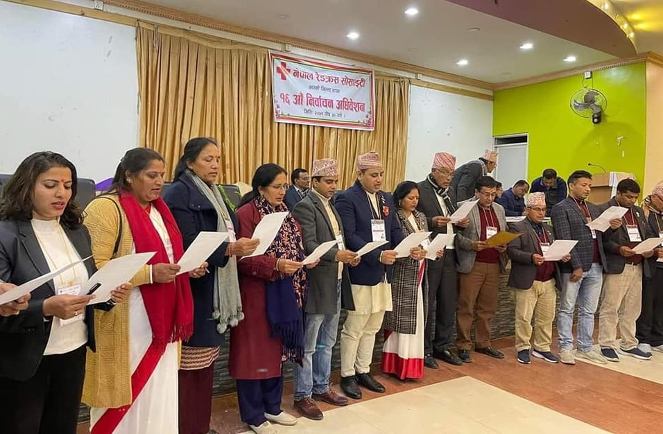 नेपाल रेड्क्रस सोसाइटी कास्कीको सभापतिमा डण्डराज पौडेल चयन