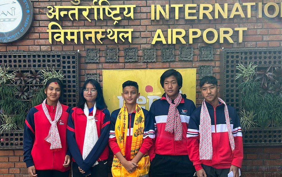जुनियर डेविस कप टेनिसमा भाग लिन नेपाली टोली श्रीलंका तर्फ