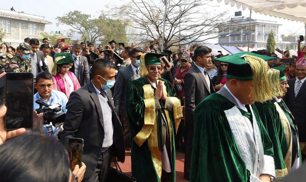 शैक्षिक जनशक्तिको बढ्दो विदेश पलायन अहिलेको चुनौती – प्रधानमन्त्री दाहाल
