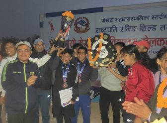 टप्स बोर्डिङलाई राष्ट्रपति रनिङ सिल्ड