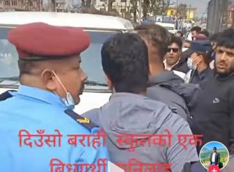 पोखरामा छात्रालाई दुव्र्यव्यवहार गर्ने सवारी र चालक प्रहरीको नियन्त्रणमा