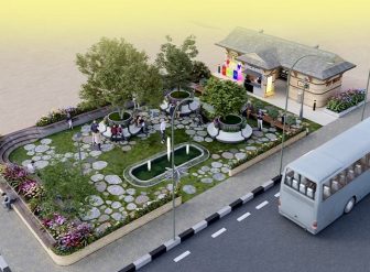 पोखराको महेन्द्रपुलमा यस्तो बन्दै छ अत्याधुनिक सार्वजनिक शौचालय