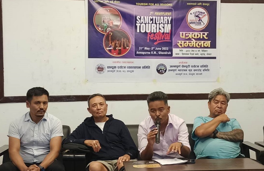अन्नपूर्ण आरोहण दिवसमा अन्नपूर्ण म्याराथन