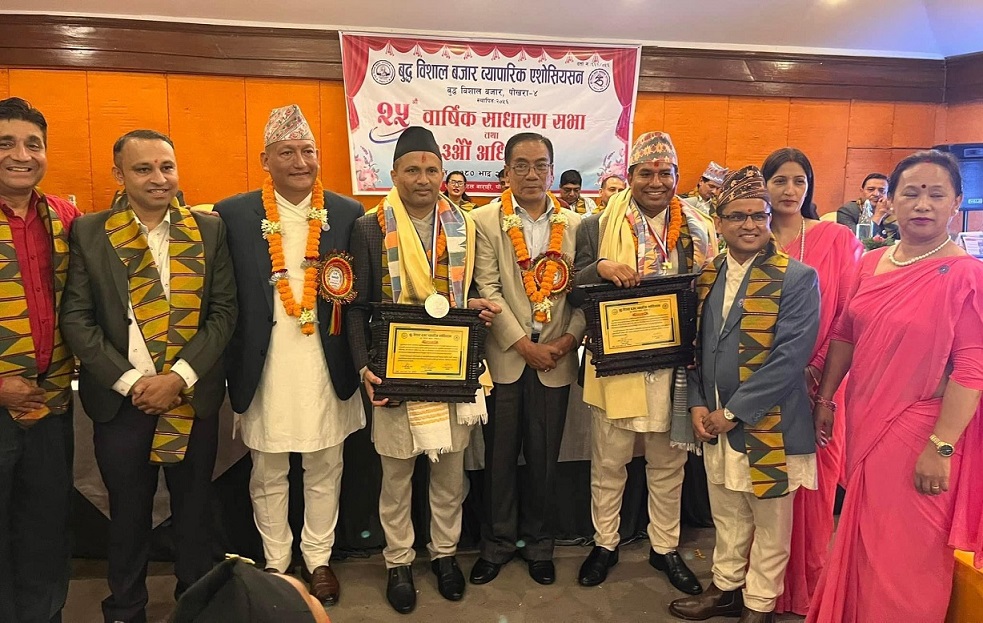 बुद्ध विशाल बजार व्यापारिक एशोसियसनको अध्यक्षमा ईन्द्रराज अर्याल