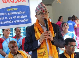 बासकोट सहरी स्वास्थ्य केन्द्रको शिलान्यास