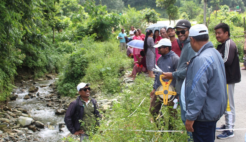 फिर्के खोलाको सिमाङ्कन कार्य अन्तिम चरणमा
