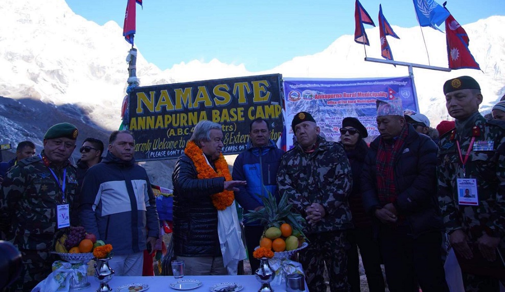 हिमाल र हिमनदी जोगाउन प्रयोस गर्छु – गुटेरेस