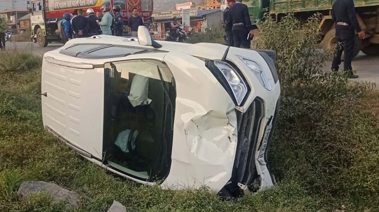 लेखनाथ दुर्घटना हुदाँ दुई जनाको मृत्यु