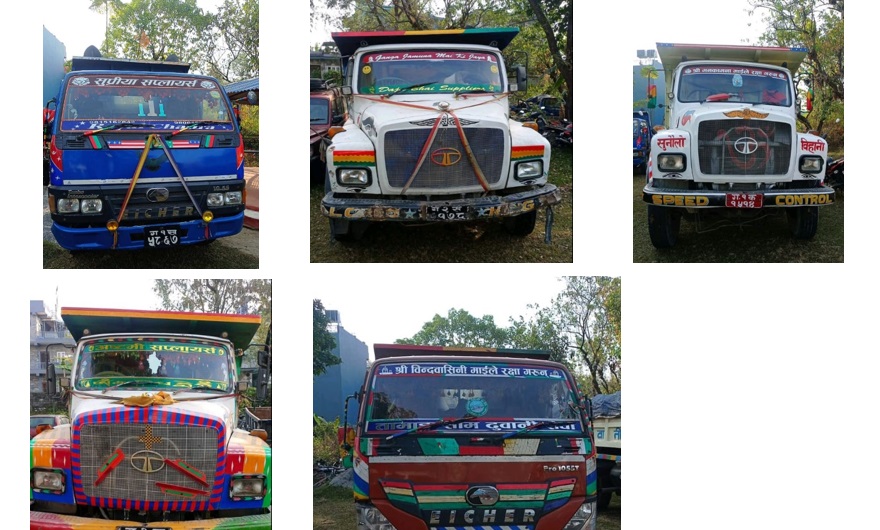 कास्कीमा नदीजन्य पर्दाथ चोरी निकासी गर्ने ५ ट्रिपर नियन्त्रणमा