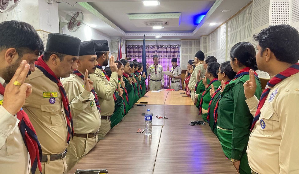 स्काउट गण्डकी प्रदेश परिषदको सपथ ग्रहण सम्पन्न