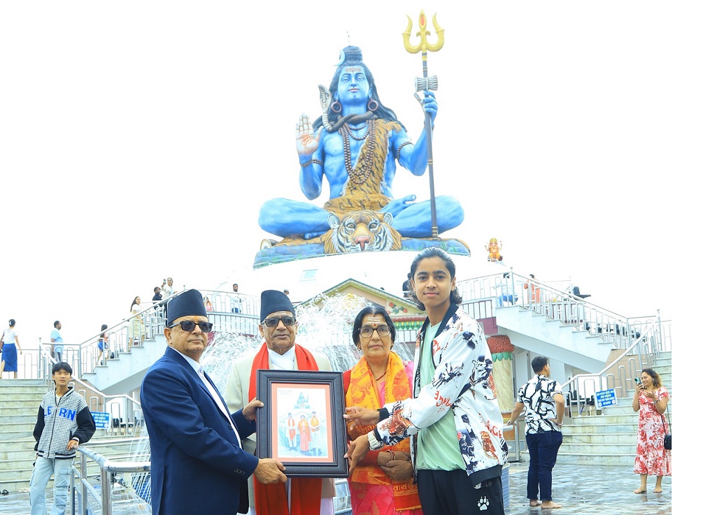 पुम्दीकोटको विशाल शिव मूर्ति गण्डकी क्षेत्रकै आकर्षणः प्रदेश प्रमुख भट्ट