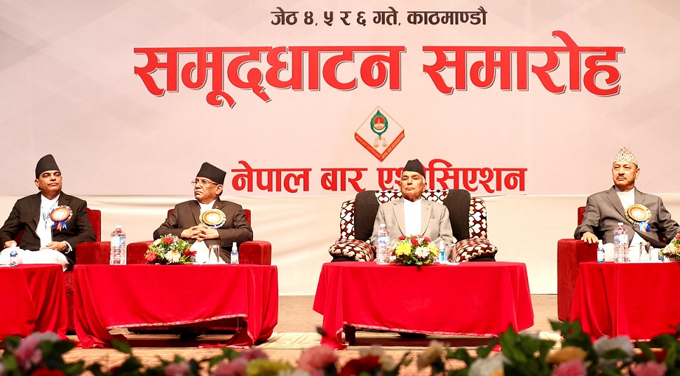 न्यायिक प्रणालीबाट मात्रै देशमा सुशासन र अमनचयन कायम राष्ट्रपति रामचन्द्र पौडेल
