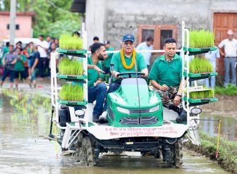 देशलाई धानमा मात्र होइन खाद्यान्नमा आत्मनिर्भर बनाउन सरकार लागिपरेको छ - प्रधानमन्त्री