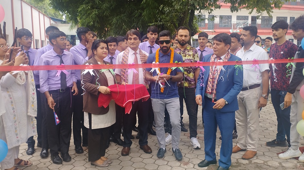 प्रतिभा माविले बनायो क्रिकेटको ‘प्राक्टिस नेट’, दीपेन्द्र सिंह ऐरीद्वारा उद्घाटन