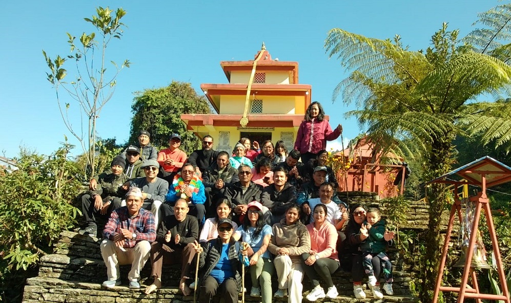 तान्चोकको कान्छी बराह मन्दिर प्रवद्र्धनको लागि हाइकिङ