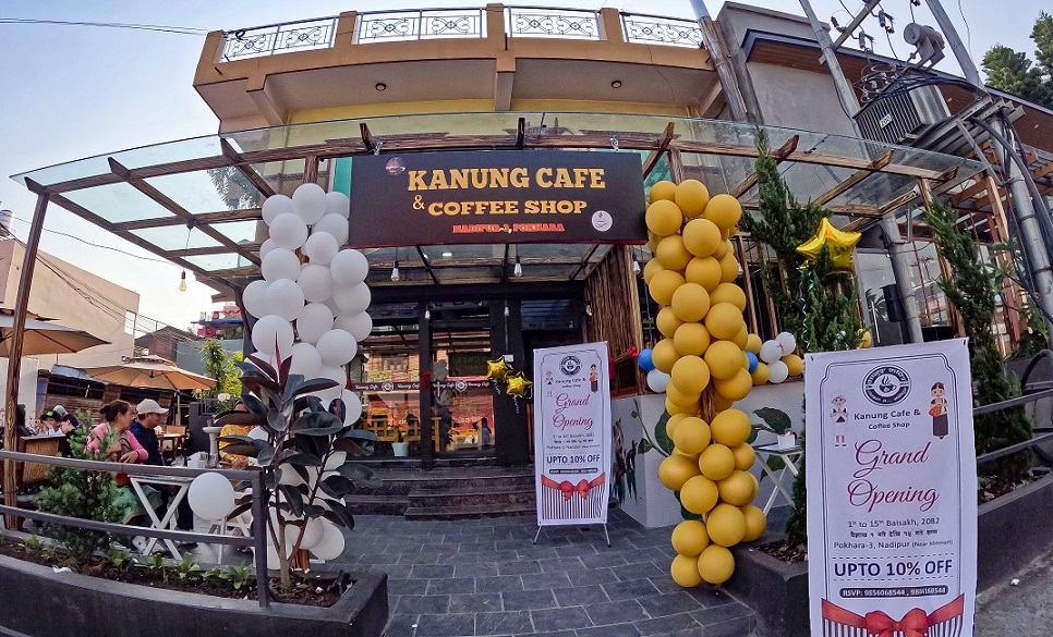 ५० लाखको लागतमा नदीपुरमा खुल्यो ‘कानुङ क्याफे एण्ड कफि सप’