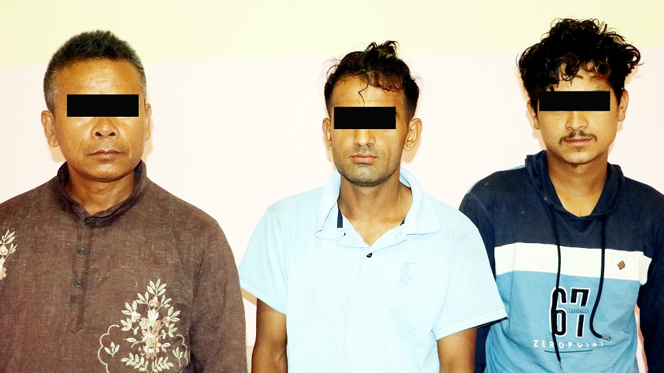 पोखरामा पर्यटक बसमा ढुङ्गा हानेर फरार तीन जना पक्राउ