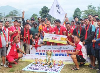 पोखरा महानगर अन्तर वडा स्तरीय फुटबल प्रतियोगिताको उपाधि वडा १५ लाई