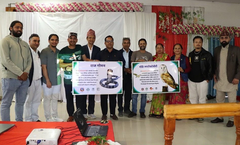 पोखरा २५ हेमजालाई राजगोमनलाई ‘वडा सर्प’ र गोठे लाटोकोसेरोलाई ‘वडा पंक्षी’ घोषणा