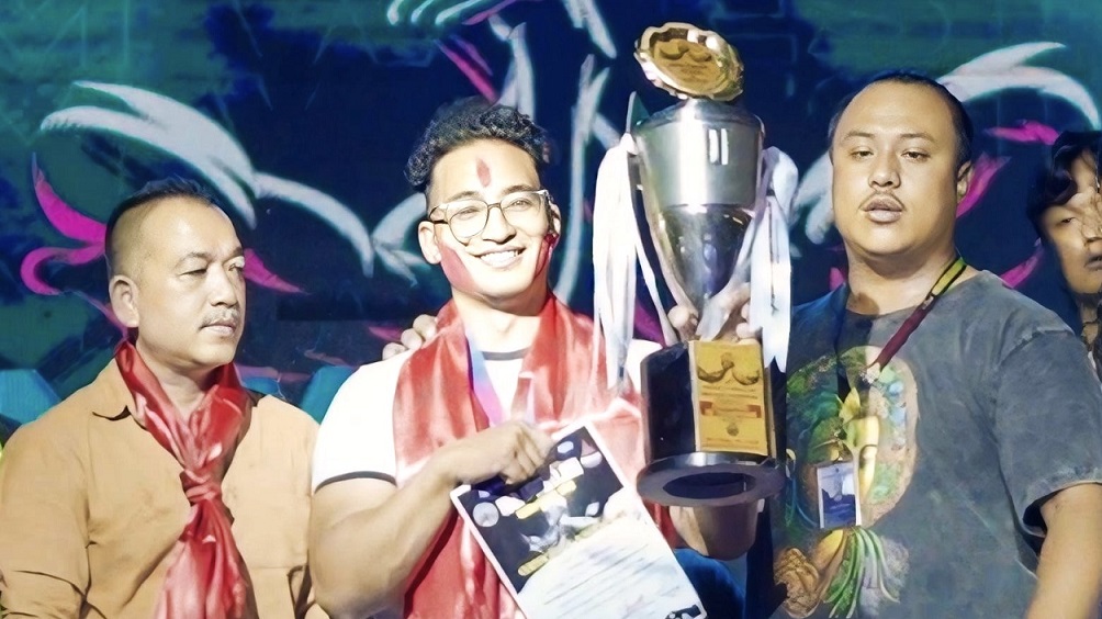 काठमाडौंका महर्जन आर्म रेष्लिङ च्याम्पियन