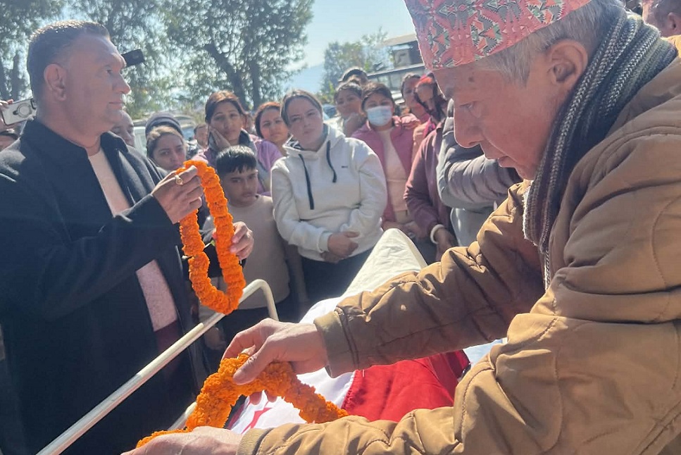 गण्डकी प्रदेशका सांसद एबम कांग्रेस नेता भोजराज अर्याललाई पुत्रशोक