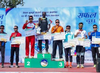 २० औँ संस्करणको पोखरा म्याराथनको उपाधी केन्याली धावक जुलियस मुरीउकीलाई