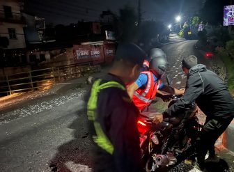 पोखराको बुलौदीमा दुर्घटना