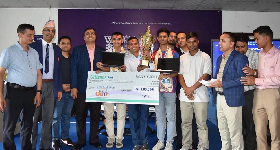मदरल्याण्ड मावि इन्जिनियरिङ र आइटी क्वीजमा देशभरिमै च्याम्पियन