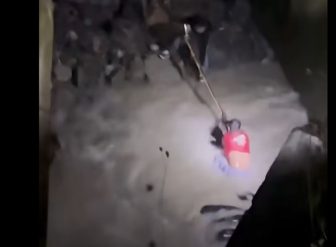 पोखराको विजयपुर खोलाको ओरालोबाट स्कुटर नालीमा, दुई जना घाइते
