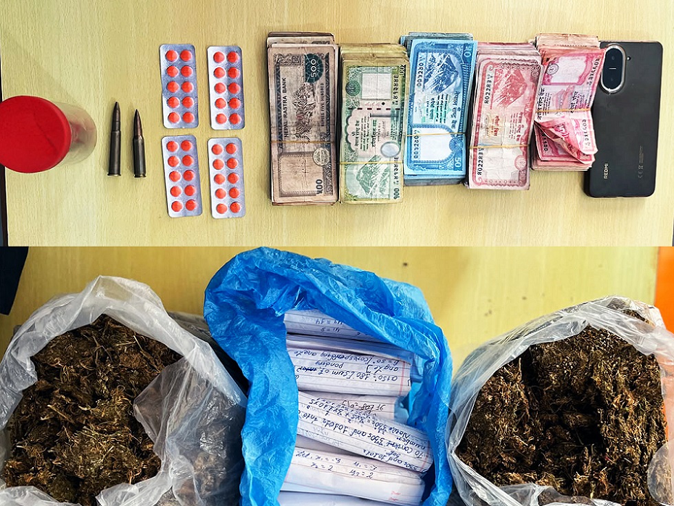 पोखरामा राइफल गोली २ राउण्ड र लागूऔषधसहित एक जना युवक पक्राउ
